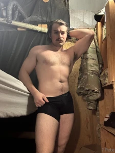 Stripping down after a long morning part 2