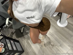 This booty s looking extra fine today and you know it s all for me