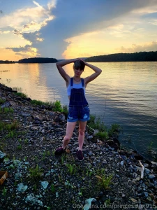 Went and spent some time on the waters edge near sunset today it was