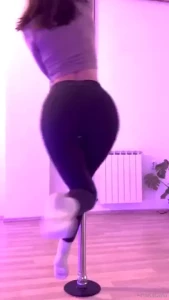 A bit of pole dancing for you