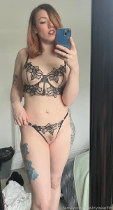 Do you like my set lingerie pale perky horny redhead curvy part 3