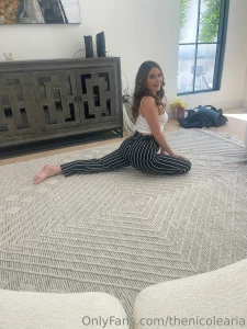 Getting that good stretch in for you daddy