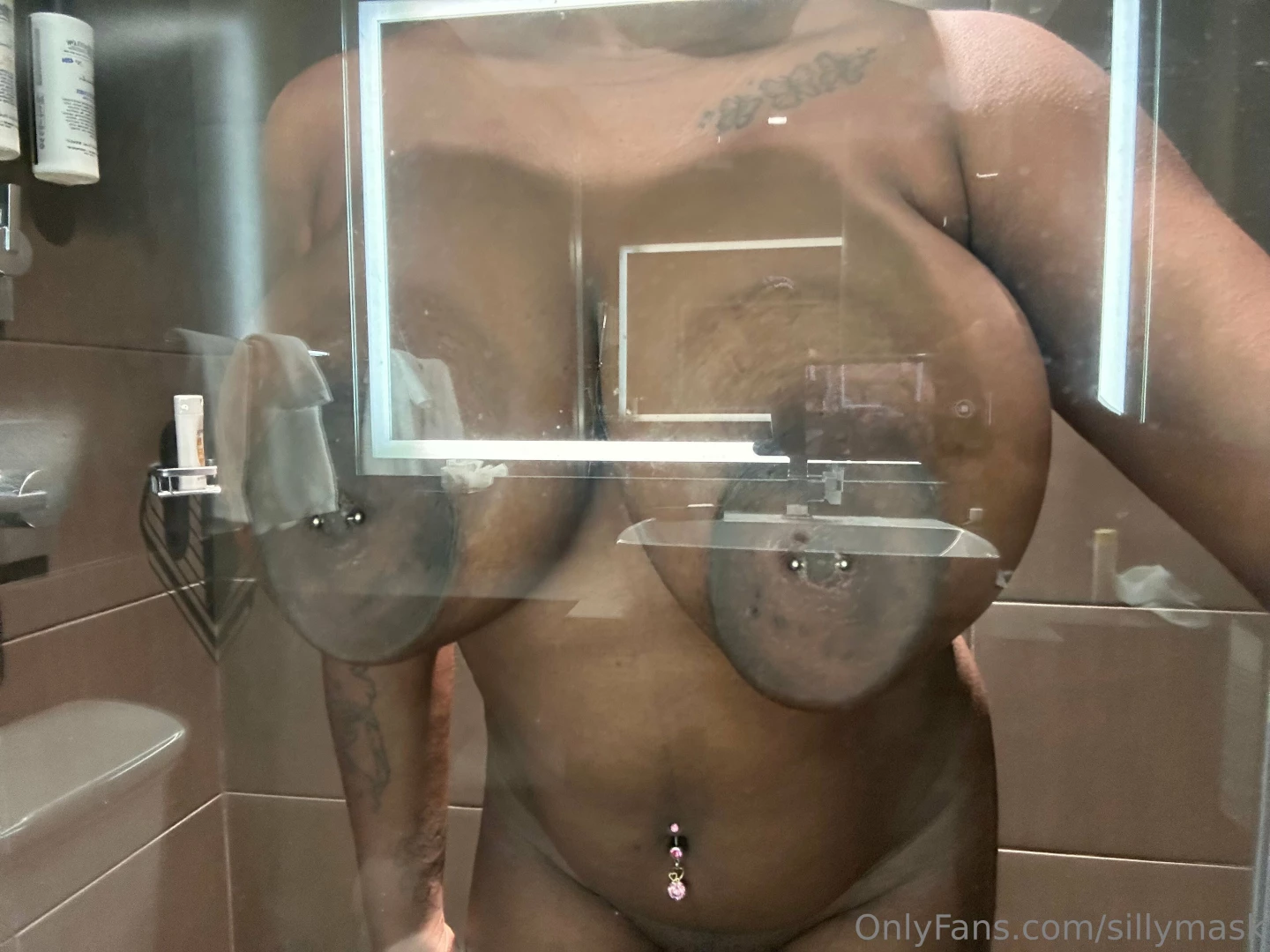 Boobs against glass shower is now my fave thing 