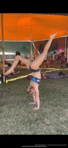 I swear you can t take me anywhere without me showing off