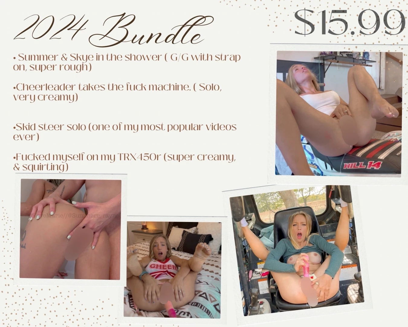 I typically only do bundles on my paid page but i figured why not 