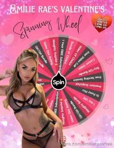 Emilie s valentine s wheel forget chocolates and roses let s turn up
