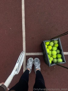 First time playing tennis and you know what it turned out to be harder