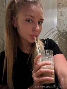 I came here to drink a milkshake and seduce you with my gaze and as