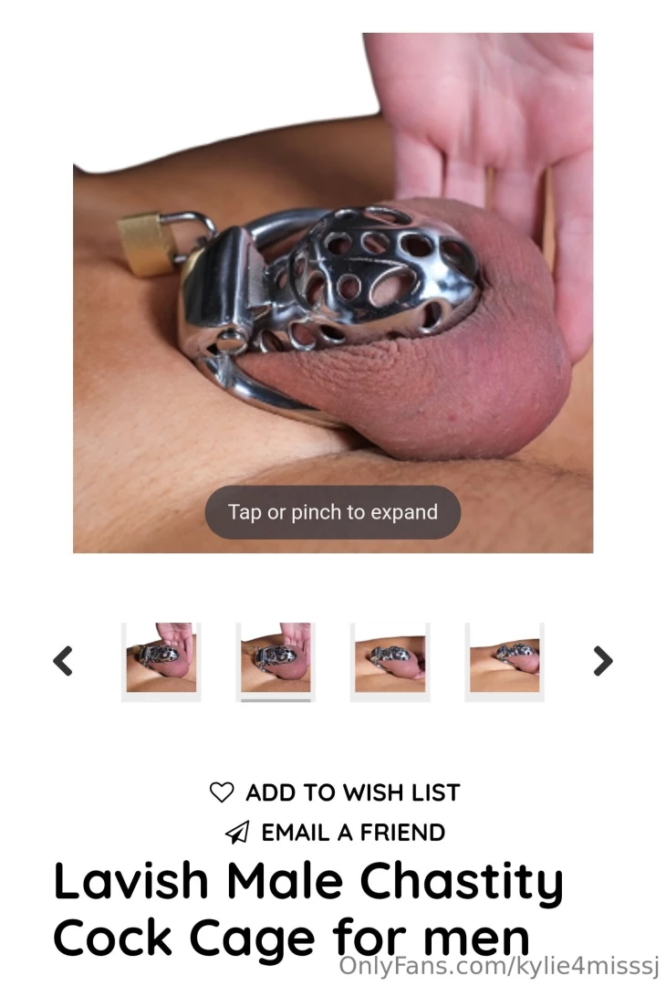 So my old chastity cage broke and i am currently saving for a new one 