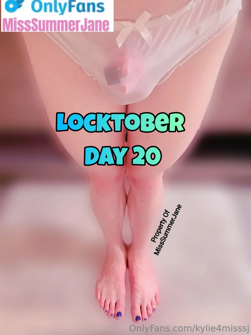Its a little late but here is my chastity check in for locktober 