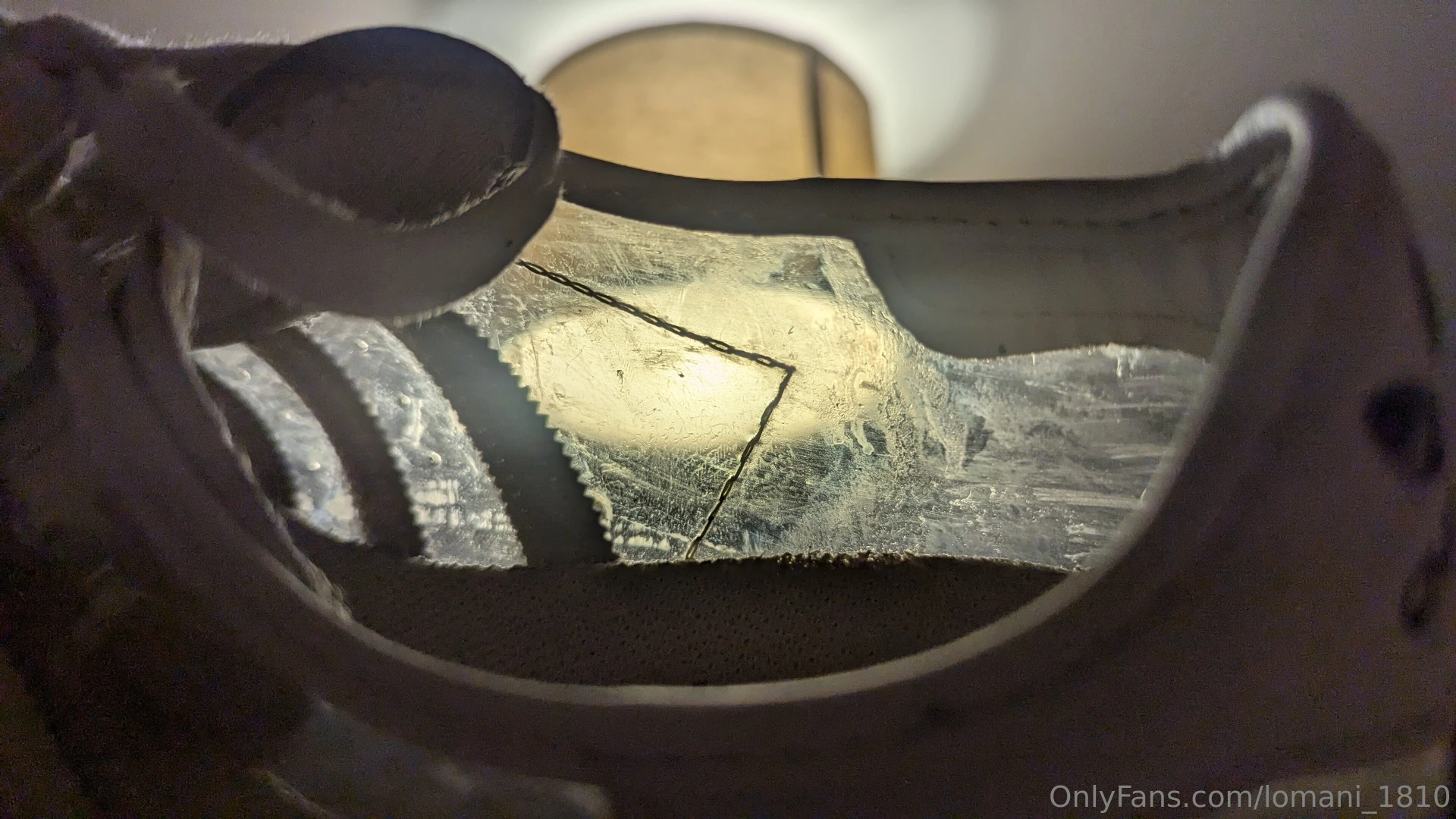 Maybe not the best sneakers to use as a cum dump 