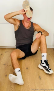 Basic shoes but smell different