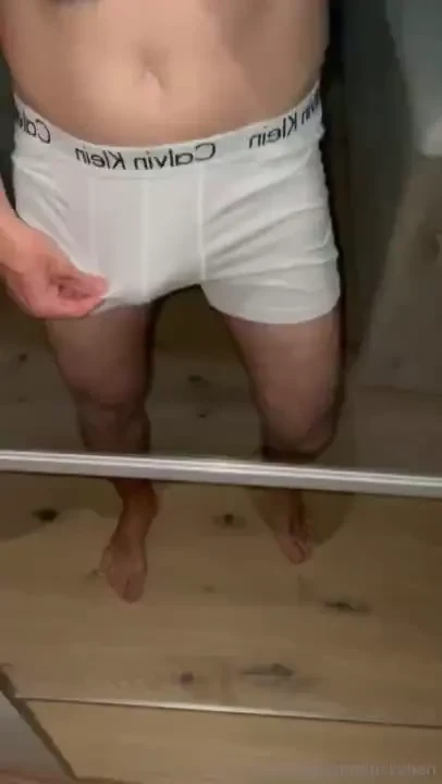 With my white underwear going in to the pool nexttime with my white part 1 