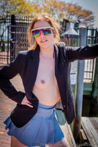 How do you like this sexy flash of my tits outside part 2