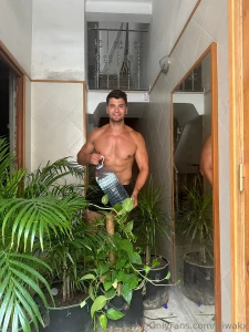 Morning taking care of my plants i love them