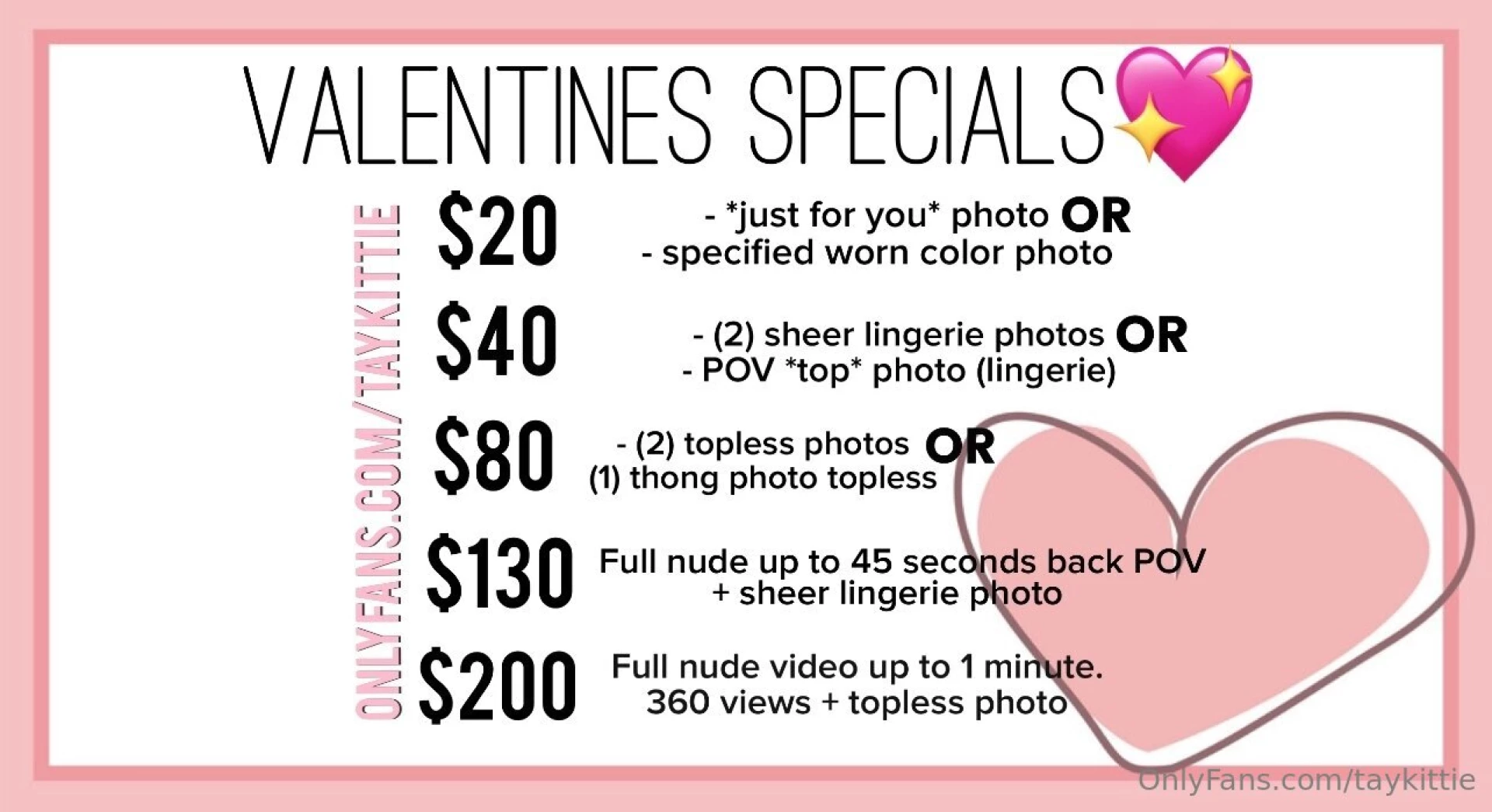 Valentines special menu swipe for more affordable options all requests 