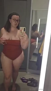 I wish this bathing suit would fit me the color on my skin was but it part 2