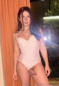 Feeling fat but this white lingerie i bought for the next video is part 1