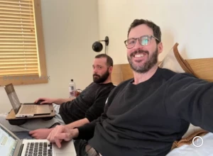 Jake and i did some work before heading out to the river to do some