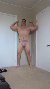 I did a photoshoot in my jock today i m kinda new to wearing them but part 16