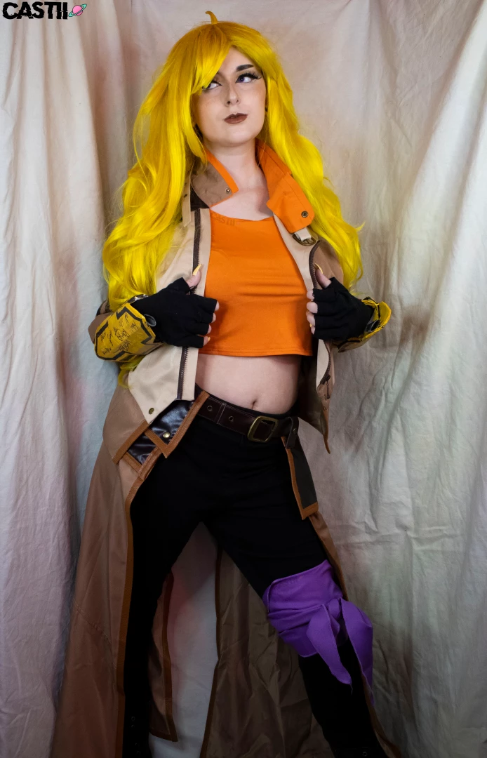 Yang finally taking some time to unwind and relax but first to strip part 1 