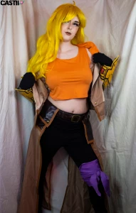 Yang finally taking some time to unwind and relax but first to strip part 2