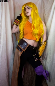 Yang finally taking some time to unwind and relax but first to strip part 3