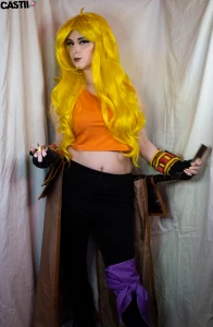 Yang finally taking some time to unwind and relax but first to strip part 6