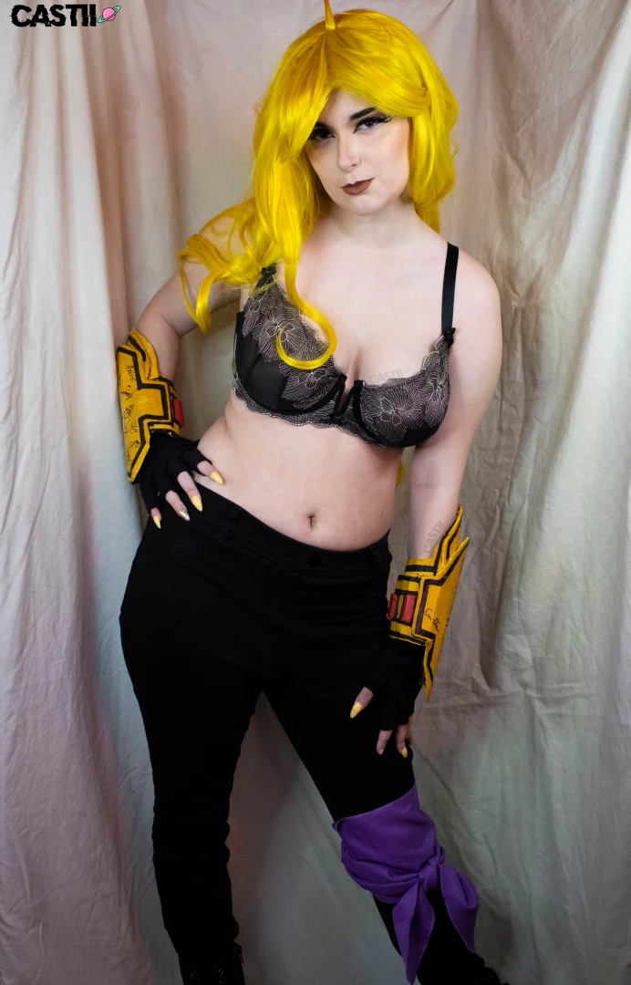 Yang finally taking some time to unwind and relax but first to strip part 11 