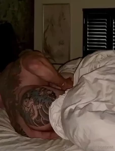 Morning routine wake up horny realise last nights trade is still here