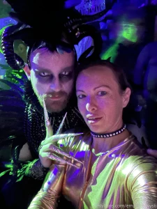 Went out the other night and ran into this beautiful scary creature