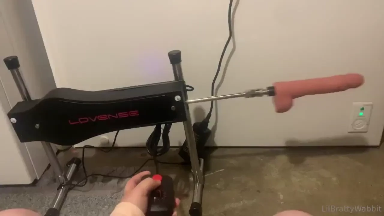 So nervous and excited got a remote control fucking machine for y all 