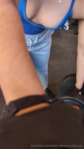 Only record my boobs because they re slipping out from time to time i