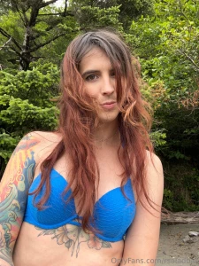 Beach vacation with none other than diybabe666 wearing my blue bikini part 2