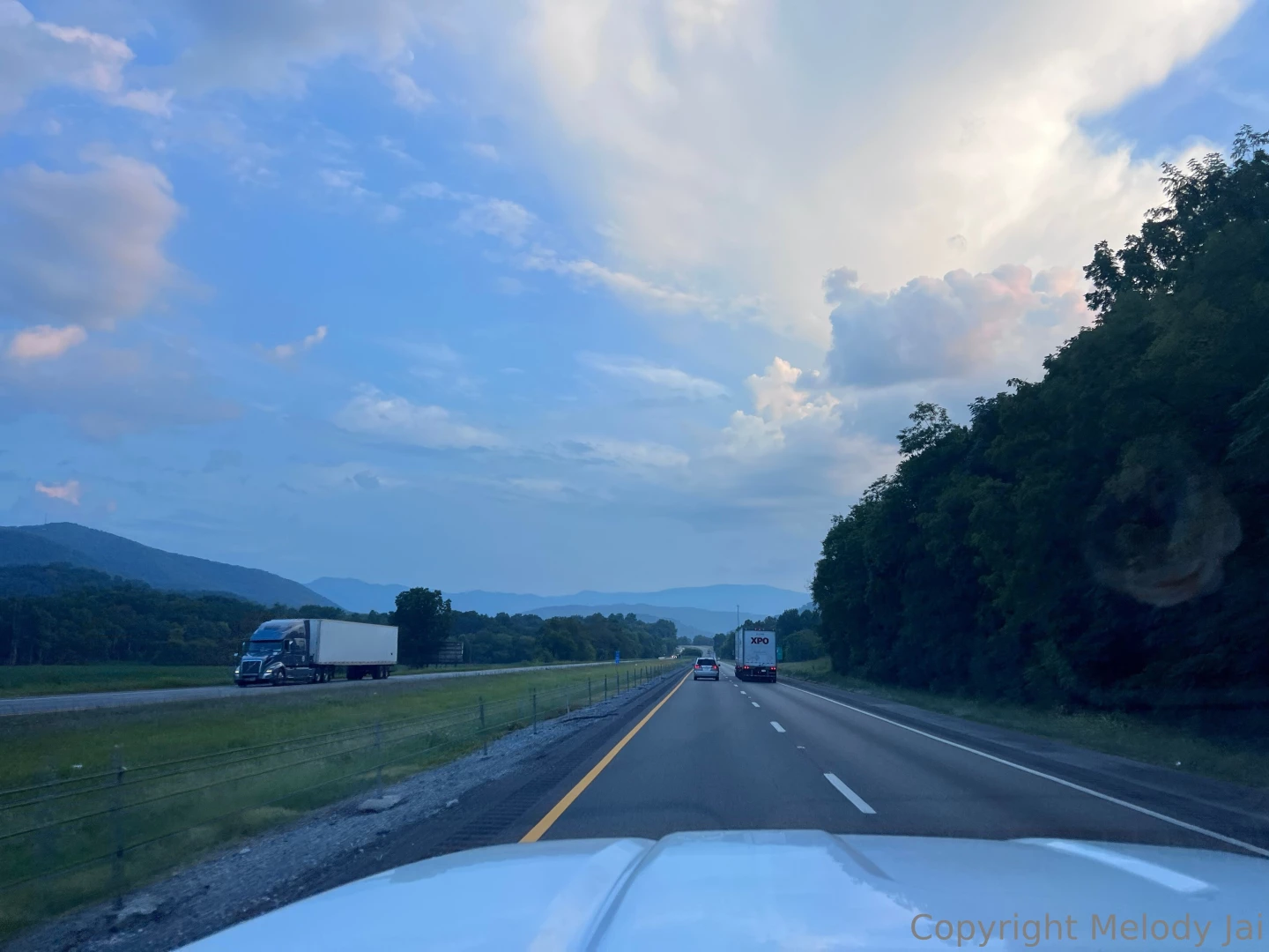 Made it home safe the drive home was so beautiful part 1 