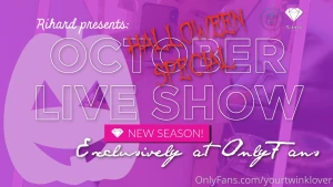 Huhuuuuu the spooky season is here and also the new season for my live