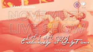 November live show like before the date and time are for you to choose