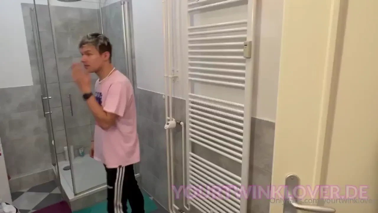 Let s get together today and have a hot shower first watch me getting 