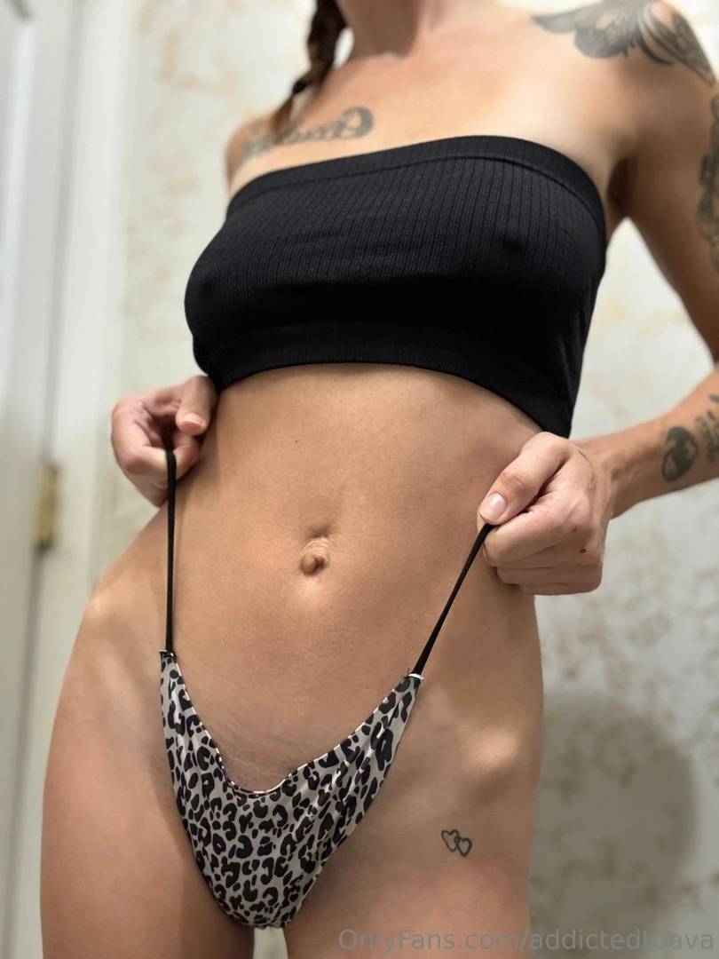 I should just take these panties off 