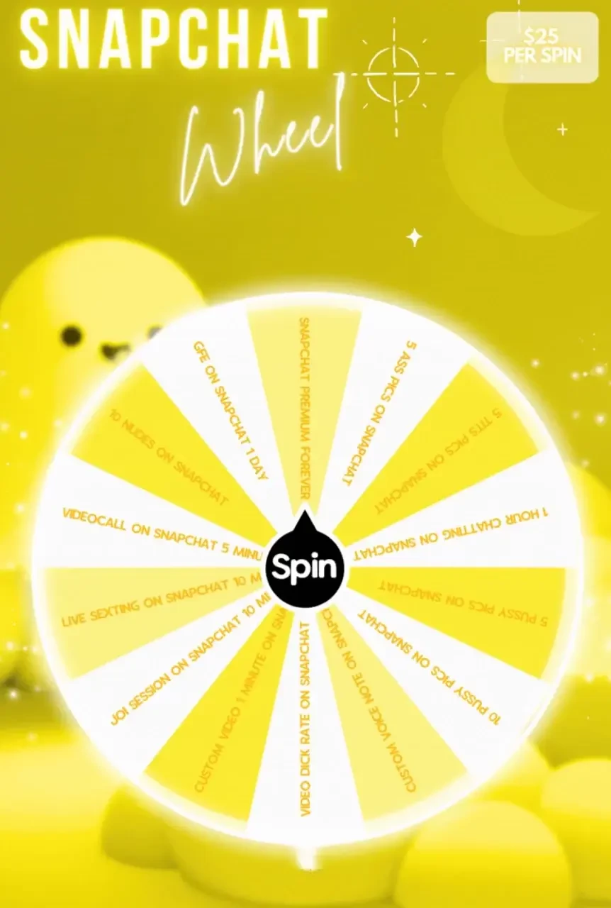 Snapchat wheel exclusive snapchat fun awaits ready for exclusive snaps 