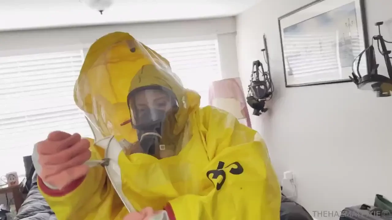 The hazmat pixie - a very yellow pixie pixie starts off in her morning 