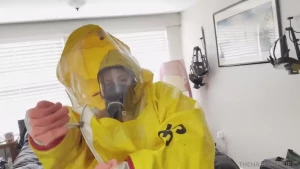 The hazmat pixie - a very yellow pixie pixie starts off in her morning