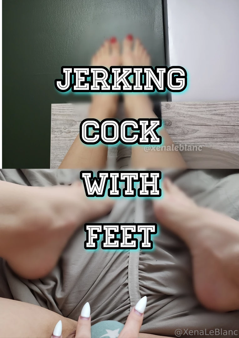 Jerking cock with feet when you come home from work i want to give you 