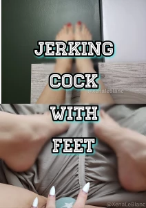 Jerking cock with feet when you come home from work i want to give you
