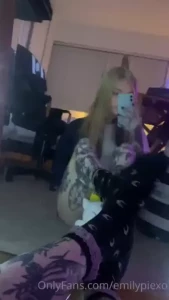 Foot friday tried to get a bit of a self footjob going at the end