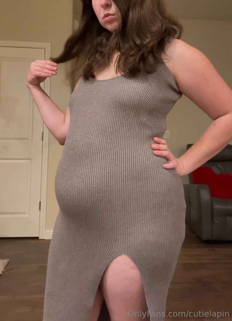 Would you take me out to a nice dinner and stuff me till this dress part 2 