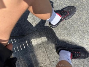 Summertime in shinyshorts and niketn