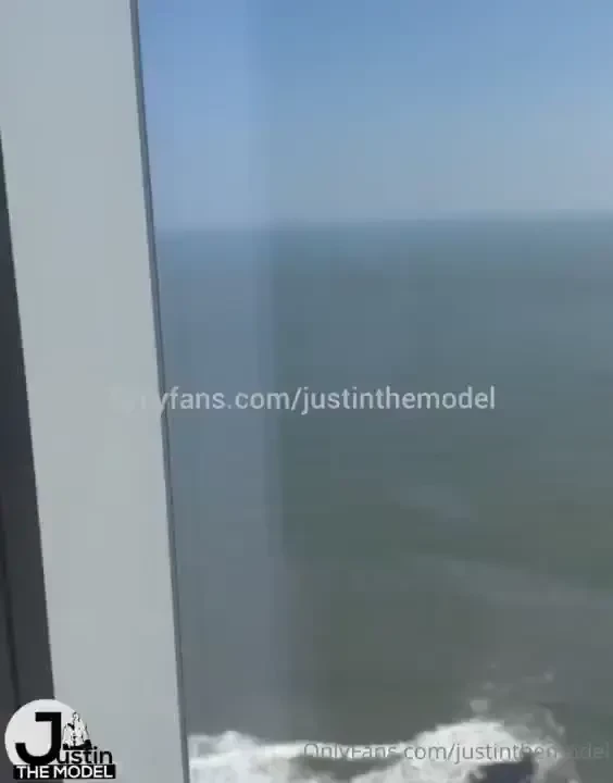 Jerking off in front a beautiful view just makes me cum even harder part 1 