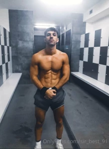 After my chest training