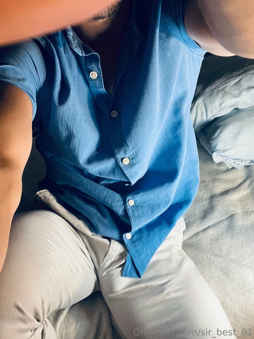 Blue sexy shirt white sexy pants part 1 